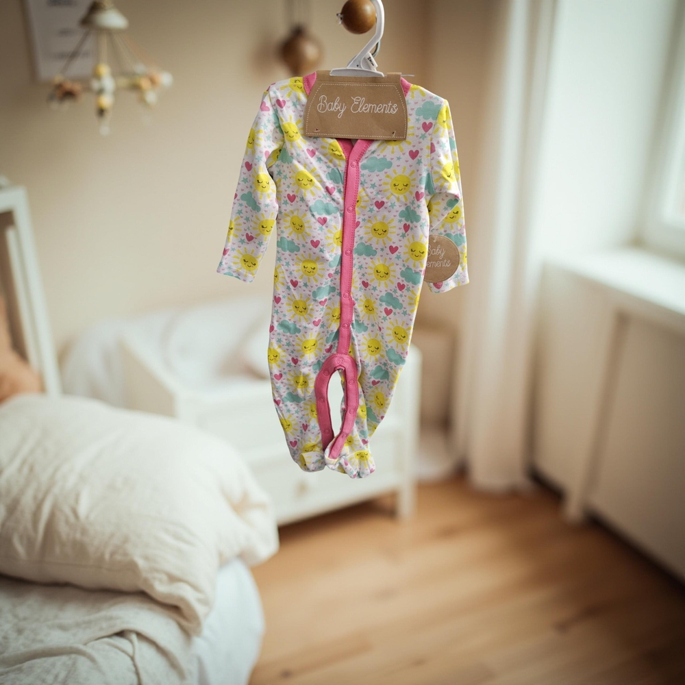1 New Baby Elements -  One Piece pjs size 3/6